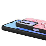 Vivo Y17s ile Uyumlu Kılıf Parlayan Kabartmalı İkonik Figürlü Silikon Kapak