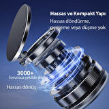 Premium Mıknatıslı Çok güçlü 360 derece araç içi telefon tutucu Clio Megane Austral İçin