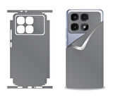 Xiaomi Redmi K70 Ultra için uyumlu 360 full arka kaplama koruma sticker - GRİ