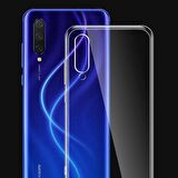 Gpack Xiaomi Mi 9 Lite Kılıf Süper Silikon Yumuşak Arka KorumaNano Glass