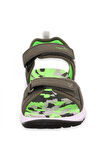 Superfit 000586 Criss Cross Haki Çocuk Sandalet