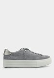 Mavi Deri Kadın Sneaker