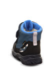 Husky Superfit Marka Erkek Çocuk Gorateks Desenli Bot Mavi-Siyah