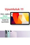 Xiaomi Redmi Pad SE ile Uyumlu Kırılmaz Tablet Temperli Cam Ekran Koruyucu