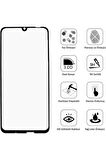 Huawei P Smart 2019 Uyumlu Kırılmaz Cam Tam Kaplayan Ekran Koruyucu + Silikon Kılıf 2'li Paket
