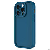 Apple iPhone 15 Pro ile Uyumlu Kılıf Kamera Korumalı Yüksek Kenarlı Kapak