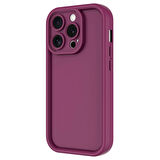 Apple iPhone 15 Pro ile Uyumlu Kılıf Kamera Korumalı Yüksek Kenarlı Kapak