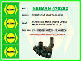 TERMOSTAT SPORTU FLANŞI CLIO 3-KANGOO-MEGANE 2-MODUS-LOGAN-MICRA-NOTE-QASHQAI 1.5 DCİ 7701476282 8200337841 8200423361