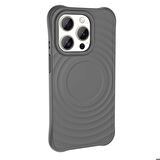 Apple iPhone 15 Pro Max ile Uyumlu Magsafe Şarj Özellikli Airbagli Mat Görünümlü Kapak