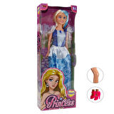 Prenses Bebek 30 cm - 66774 - 6 - Mavi