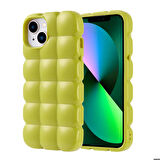 Apple iPhone 14 ile Uyumlu Kılıf Parlak Esnek Silikon Kapak