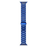 Apple Watch 1/2/3 42mm ile Uyumlu Bakla İşlemeli Metal Kordon