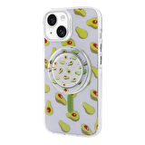 Apple iPhone 14 ile Uyumlu Kılıf Magsafe Şarj Özellikli Tak-Çıkar Pop Soketli Kapak