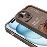 Apple iPhone 14 ile Uyumlu Kılıf Kamera Korumalı Yüzeyi Baskılı Arka Kapak