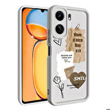 Xiaomi Mi 13T ile Uyumlu Kılıf Kamera Korumalı Yüzeyi Baskılı Arka Kapak