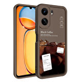 Xiaomi Poco C65 ile Uyumlu Kılıf Kamera Korumalı Yüzeyi Baskılı Arka Kapak