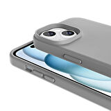 Apple iPhone 15 Uyumlu Kılıf Magsafe Şarj Özellikli Sıvı Teknolojili Silinebilir Sert Kapak