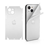 İphone 15 pro için 360 full arka kaplama koruma sticker - 14 FARKLI RENK GÜMÜŞ