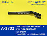 DEVİRDAİM BORUSU CLIO 2 1998-2005 -KANGOO 1997 1.4 K7M / K7J 7700869985 7700115019 6001543538