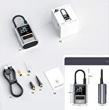 Turbo Şarjlı Lastik şişirme kompresörü digital ekran lastik pompası Honda Pcx Forza 250 için