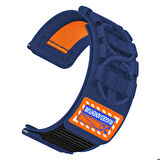 Samsung Galaxy Watch 46mm Uyumlu Orbital Örgülü Halat Tasarımlı Naylon Kumaş Hasır Kordon