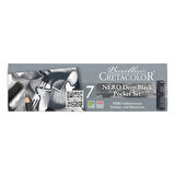 Cretacolor Nero Drawing Set Yağlı Kömür Çizim Seti 7'li Metal Kutu / 40008