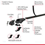 Opel Combo E 2019-2022 Arası ile Uyumlu ACE-1 Ara Atkı Tavan Barı Siyah 2 Adet