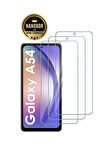 Samsung A54 5g Silikon Kılıf + Ekran Koruyucu Kırılmaz Cam Extra İnce  2'li Paket