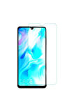 Huawei P30 Lite Ultra Ince Ekran Koruyucu Nano Cam Extra İnce + Silikon Kılıf 2'li Paket