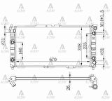 RADYATÖR SU 323 1995-1998 1.8 LANTIS 26MM A-T BRAZING BPM9 15 200A