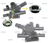 TERMOSTAT KOMPLE GOLF / A3 / BORA 2002-2006 AVU-BFQ 1.6 MANUEL 06A121111