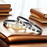  FM Desenli Çelik Bileklik 3183SCB006 