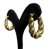 Uretti - İREM 3914 6735 Burgu Model Oval Çelik Küpe