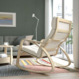 Sallanan koltuk, gunnared bej-huş