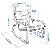 Sallanan koltuk, gunnared bej-huş