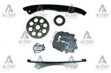 EKSANTRİK ZİNCİR SETİ OPEL ASTRA / CORSA / COMBO 2003 / FIAT ALBEA / DOBLO / PALİO / PUNTO / LİNEA / EGEA / FIORINO 1.3JTD-1.3CDTI EURO 4-5 (6 PARÇA KAPALI ZİNCİR) 55177460 6606024
