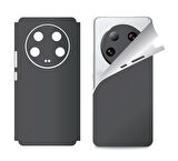 Xiaomi Mi 13 Ultra için uyumlu 360 full arka ve yan kaplama koruma sticker KOYU GRİ