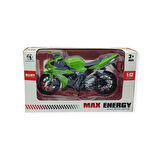 1:12 Ölçekli Model Motosiklet - Ducati - HX794-1- Yeşil