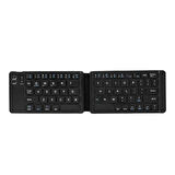 TrendStore Android, iOS ve PC Uyumlu Ultra İnce Katlanabilir Bluetooth Klavye 