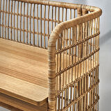 Çalışma masası, rattan, 110x54 cm