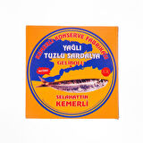 Selahatti̇n Kemerli̇ Yağlı Tuzlu Teneke Sardalya 275 Gr