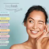 Deep Fresh C Vitamini & Hyaluronic Acid & Aloe Vera& Zinc Oxide & Ginseng ve Rice & Collagen Yüz Maskesi 6 adet