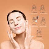 Deep Fresh C Vitamini & Hyaluronic Acid & Aloe Vera& Zinc Oxide & Ginseng ve Rice & Collagen Yüz Maskesi 6 adet