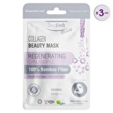 Deep Fresh Tek Kullanımlık Collagen Canlandırıcı Sıkılaştırıcı Yüz Maskesi 3 adet