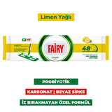 Fairy Power Wipes Mop Uyumlu Yer Temizlik Havlusu 50 Yaprak |Limon Yağlı | 3 Adet