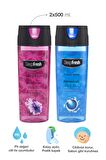 Deep Fresh Juicy Lady & Cool Men Canlandırıcı Tüm Ciltler İçin Kalıcı Kokulu Duş Jeli 2 x 500 ml