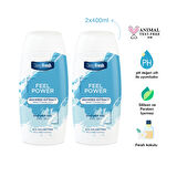 Deep Fresh Feel Power Duş Jeli Deniz Yosunu Özü 400ml 2 Adet