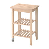 Servis arabası, huş, 58x50x85 cm