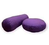 Bolster Minderi & Meditasyon Minderi / Antibakteriyel Duck Kumaş / İkili Set