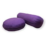 Bolster Minderi & Meditasyon Minderi / Antibakteriyel Duck Kumaş / İkili Set